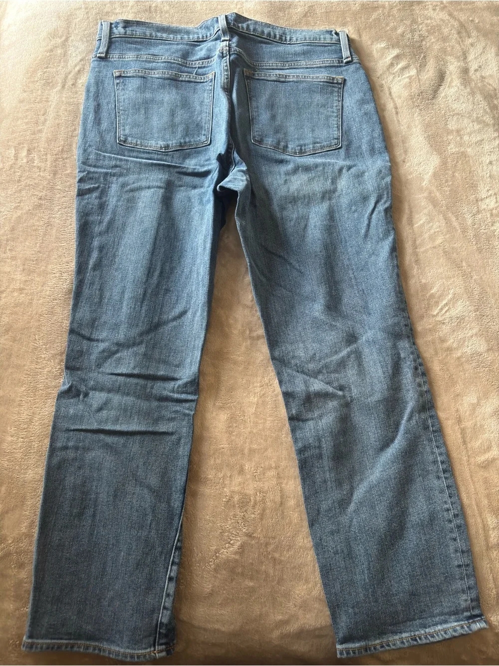 J. Crew Straight-Leg Men’s Jeans in Medium Blue Denim